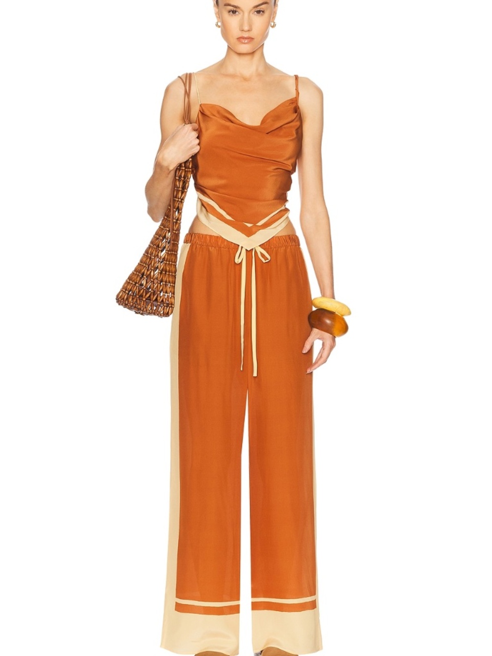 Sir the Label Soma Wide-leg Pants in Silk